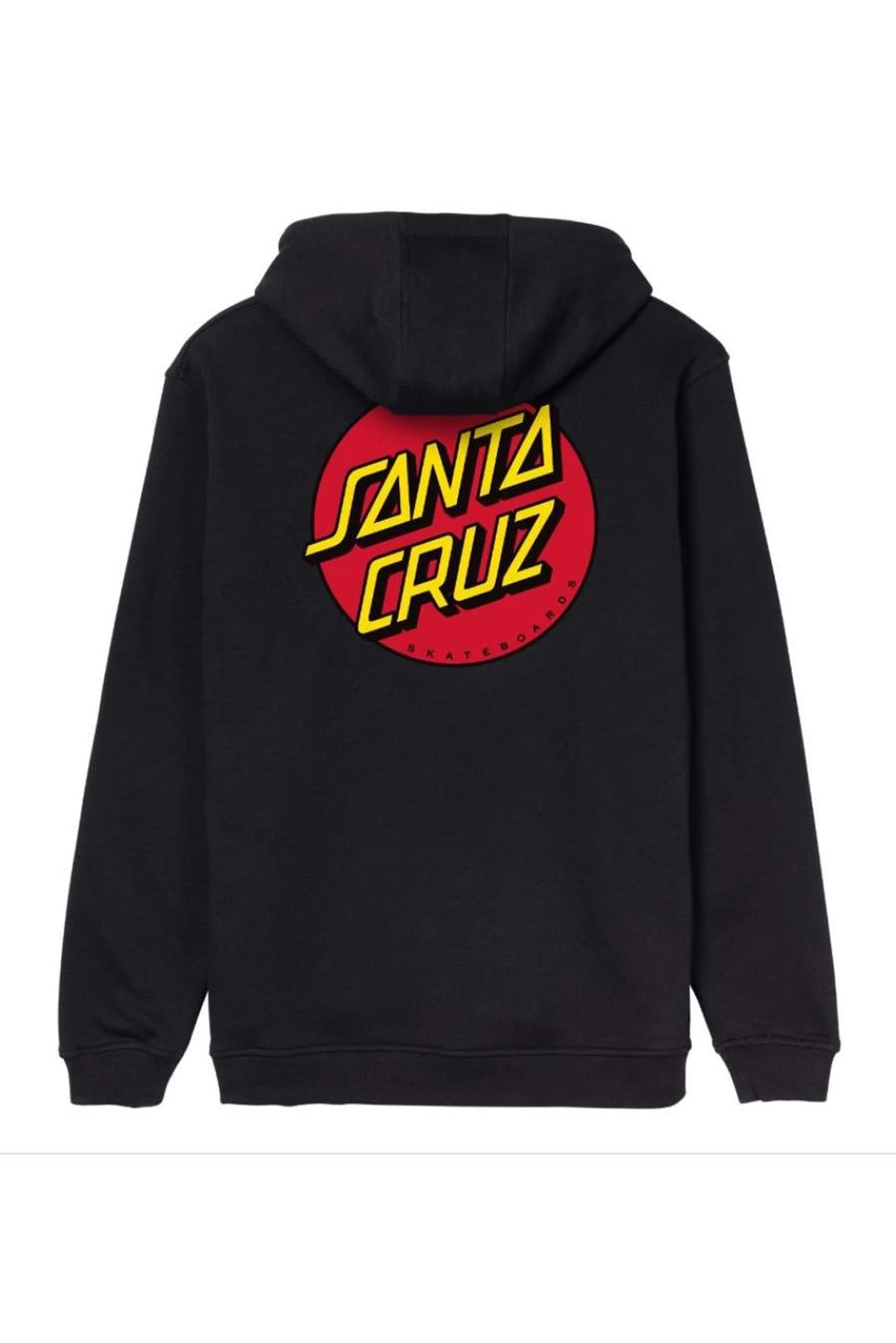 Santa Cruz - CLASSIC DOT CHEST HOOD - BLACK φωτογραφία